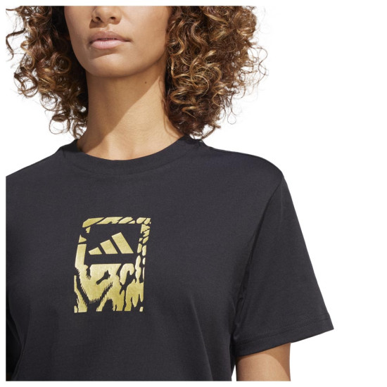 Adidas Γυναικεία κοντομάνικη μπλούζα Tech Metallic Tee